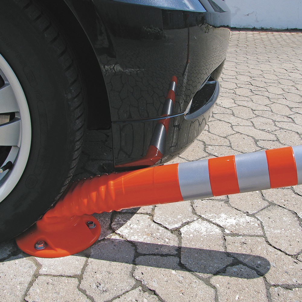 Produktabbildung Nr. 3: Flexible Sperrpfosten, Ø 80 mm, Höhe 750 mm, orange
