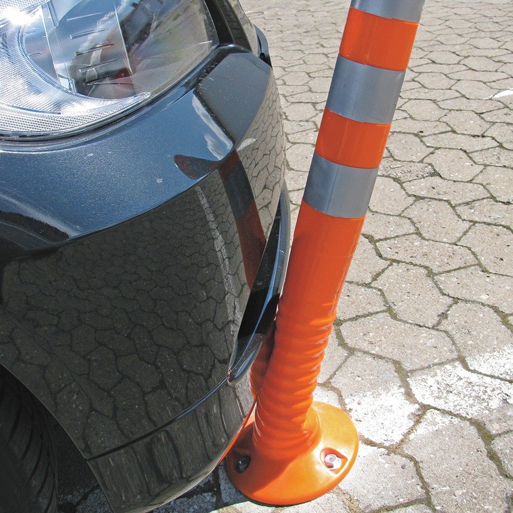 Produktabbildung Nr. 6: Flexible Sperrpfosten, Ø 80 mm, Höhe 750 mm, orange