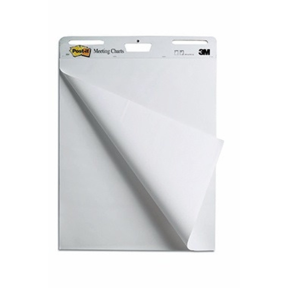 Produktabbildung: Post-it Flipchartblock Meeting Chart MC559 30Bl. blanko ws