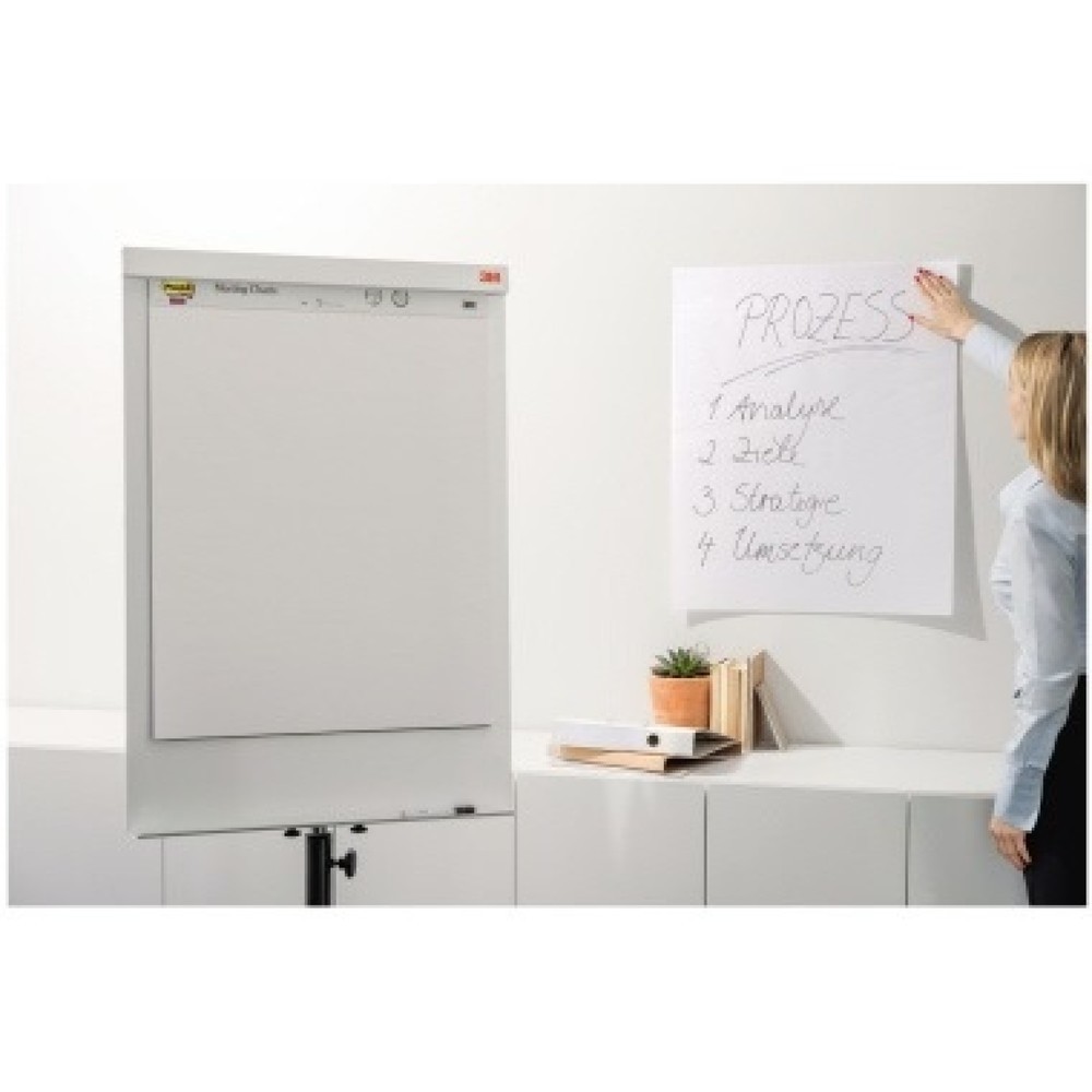 Produktabbildung Nr. 2: Post-it Flipchartblock Meeting Chart MC559 30Bl. blanko ws