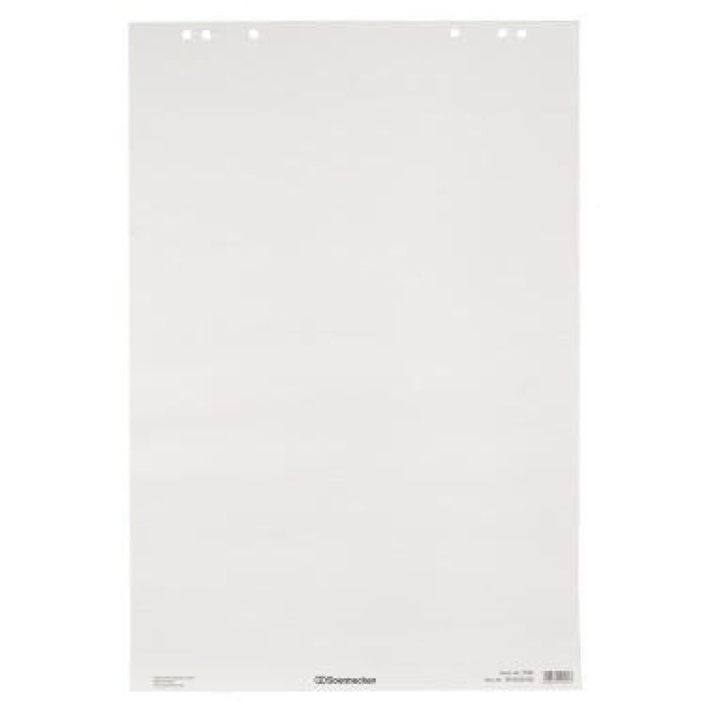 Produktabbildung: Soennecken Flipchartblock 1139 68x99cm 20Bl. blanko 10 St./Pack.
