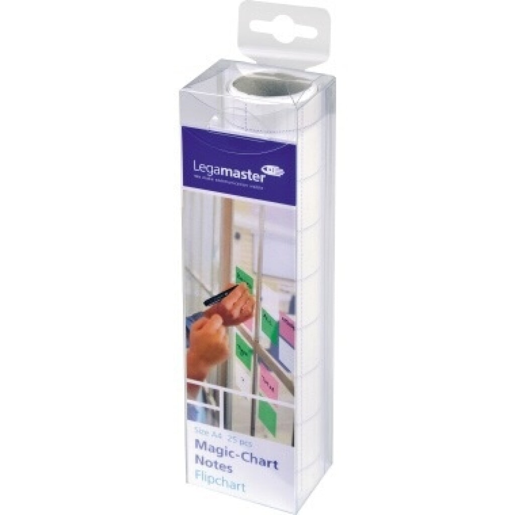 Legamaster Flipchartfolie Magic 7-159000-A4 kar. 25 St./Pack. Produktabbildung: Legamaster Flipchartfolie Magic 7-159000-A4 kar. 25 St./Pack.