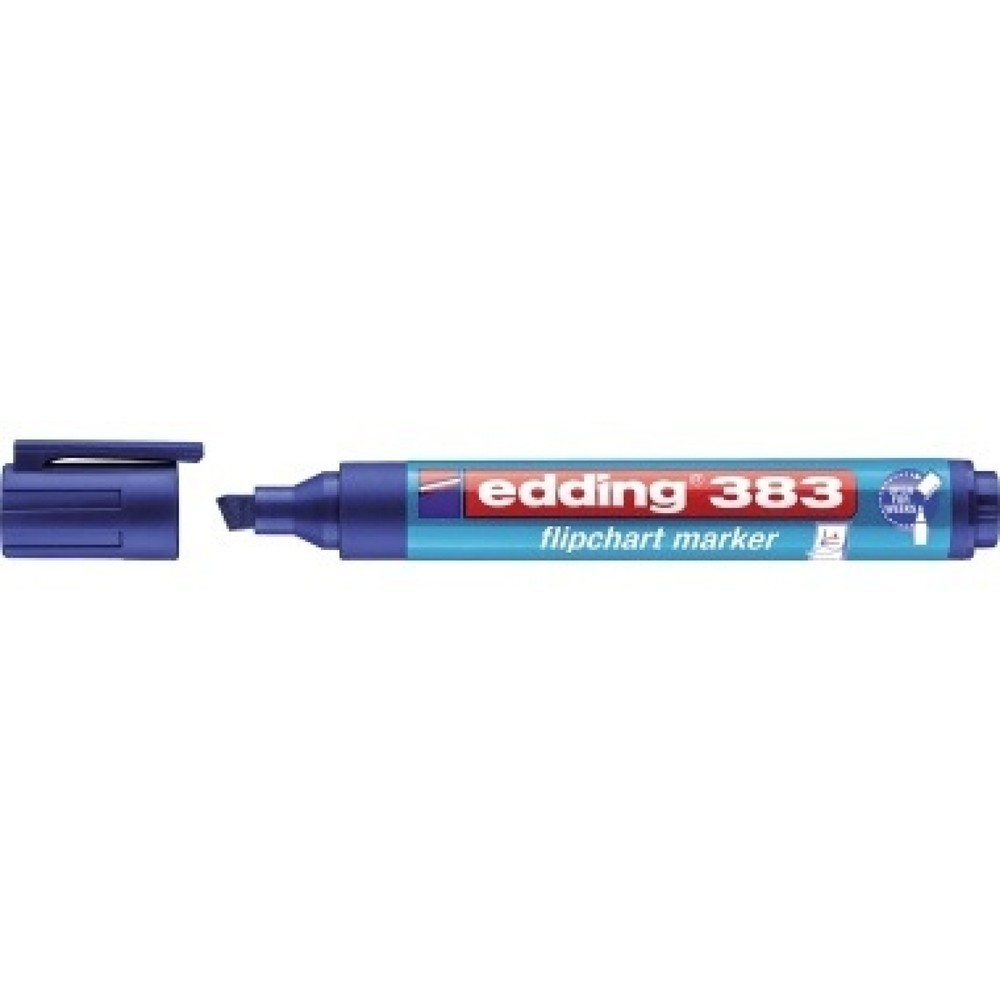 Produktabbildung Nr. 1: edding Flipchartmarker 383 4-383003 1-5mm Keilspitze blau