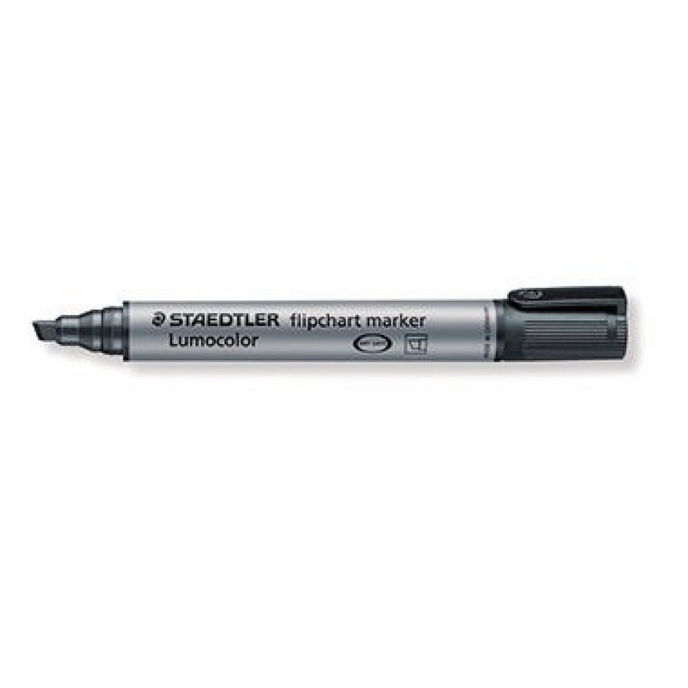 Produktabbildung: STAEDTLER Flipchartmaker Lumocolor 356 B-9 2-5mm Keilspitze schwarz
