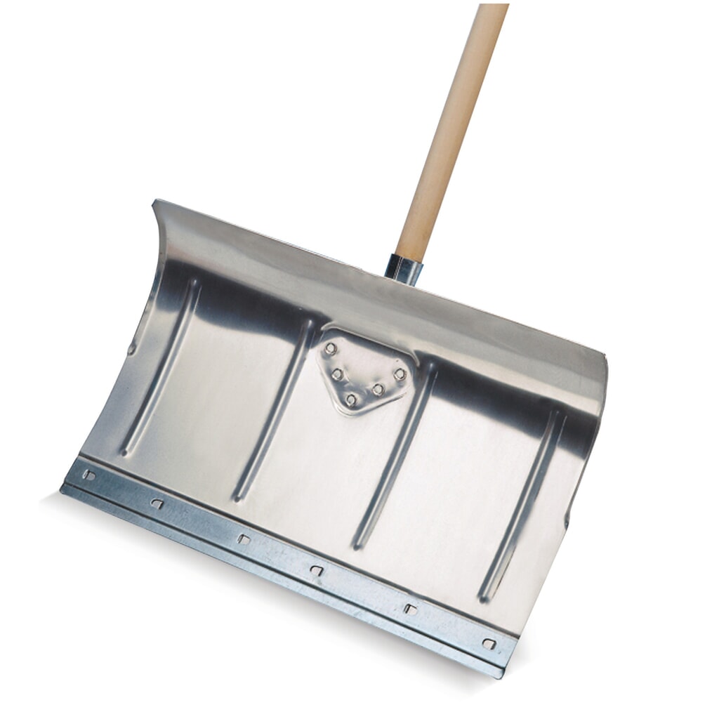 FLORA Schneeschaufel Aluminium, Blattgröße HxB 340 x 500 mm Produktabbildung: FLORA Schneeschaufel Aluminium, Blattgröße HxB 340 x 500 mm