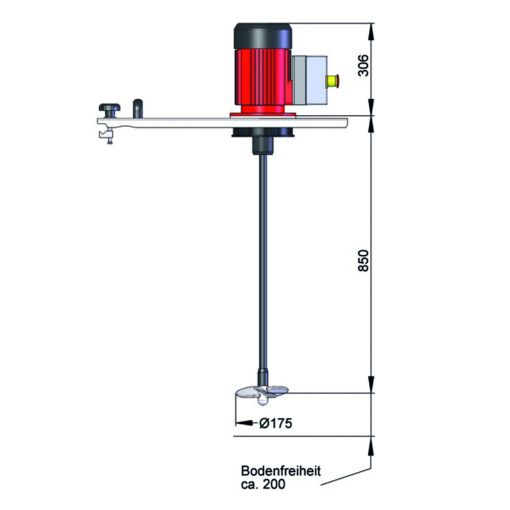 Produktabbildung Nr. 2: FLUX Mischer-Set für Viskosität bis 2.500 mPas