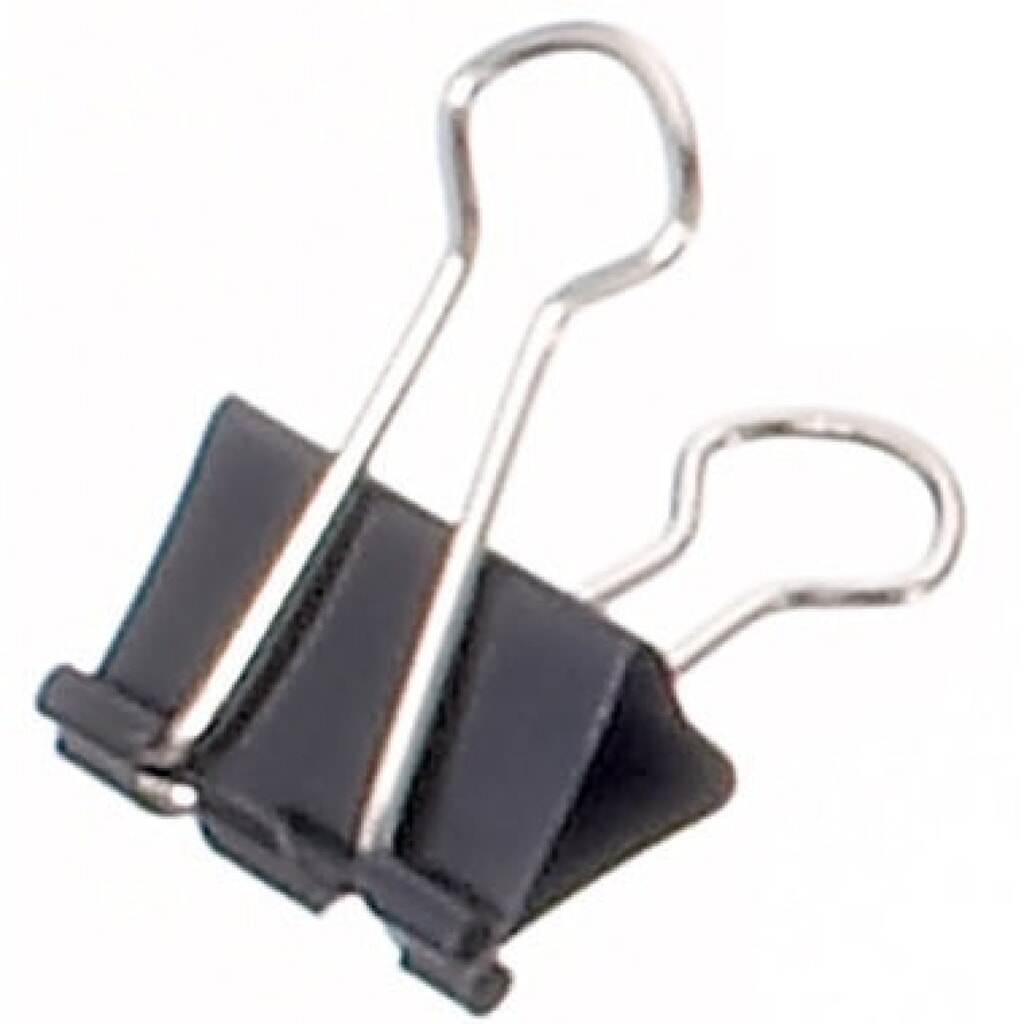 Maul Foldbackklemmer mauly 2141390 Klemmweite 4mm schwarz 12St./Pack. Produktabbildung: Maul Foldbackklemmer mauly 2141390 Klemmweite 4mm schwarz 12St./Pack.