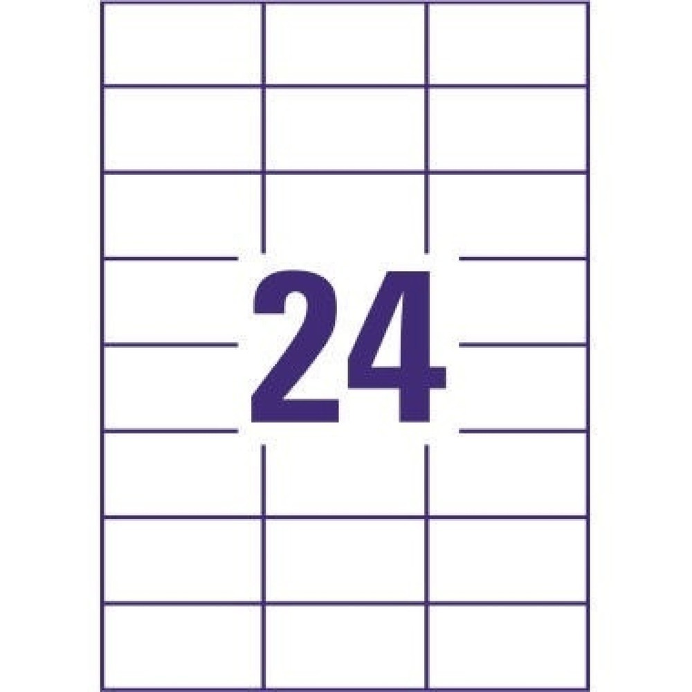 Produktabbildung Nr. 8: Avery Zweckform Etikett L4718-20 70x37mm ws 480 St./Pack.