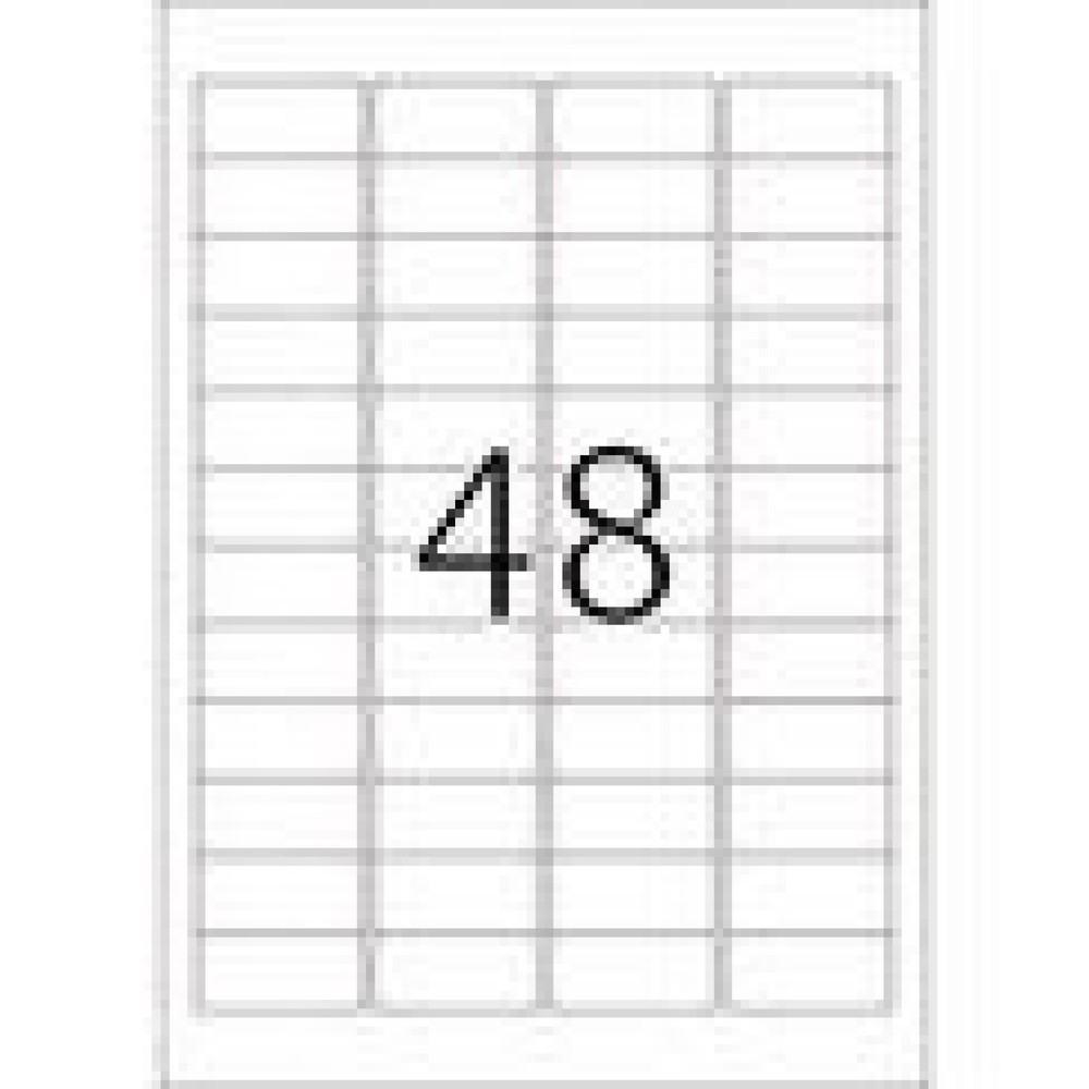 Produktabbildung Nr. 9: HERMA Folienetikett 8016 45,7x21,2mm tr 1.200 St./Pack.