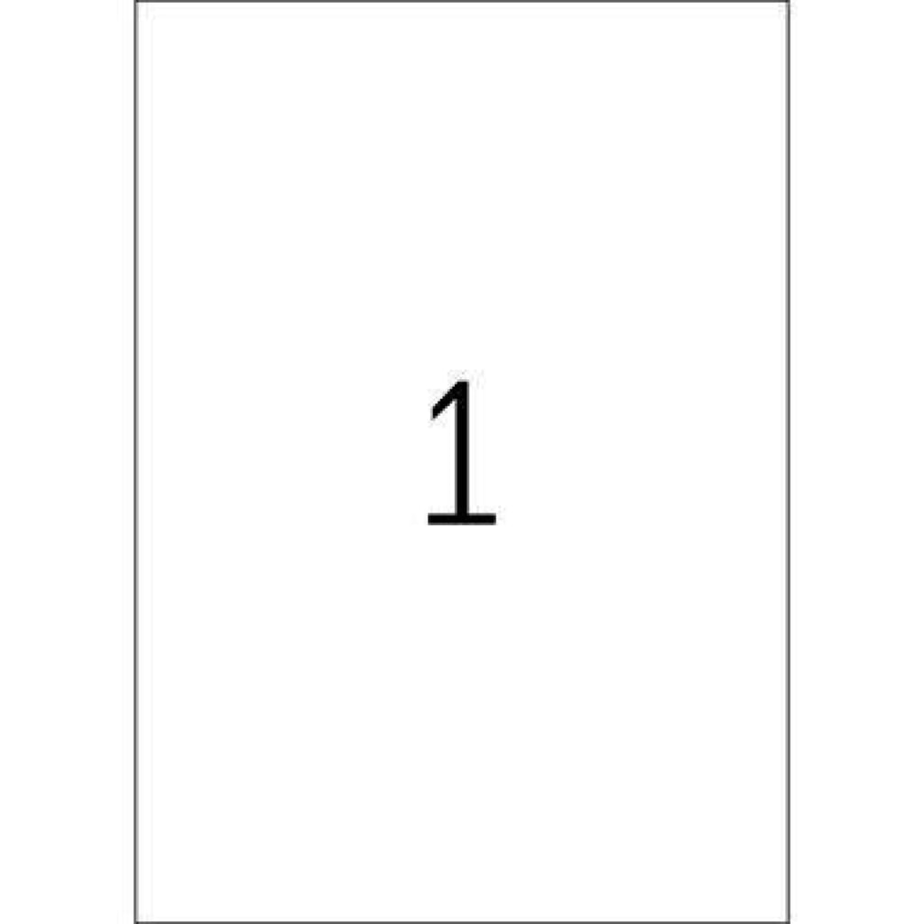 Produktabbildung Nr. 10: HERMA Outdoor Etikett DIN A4 weiß 50 St./Pack.