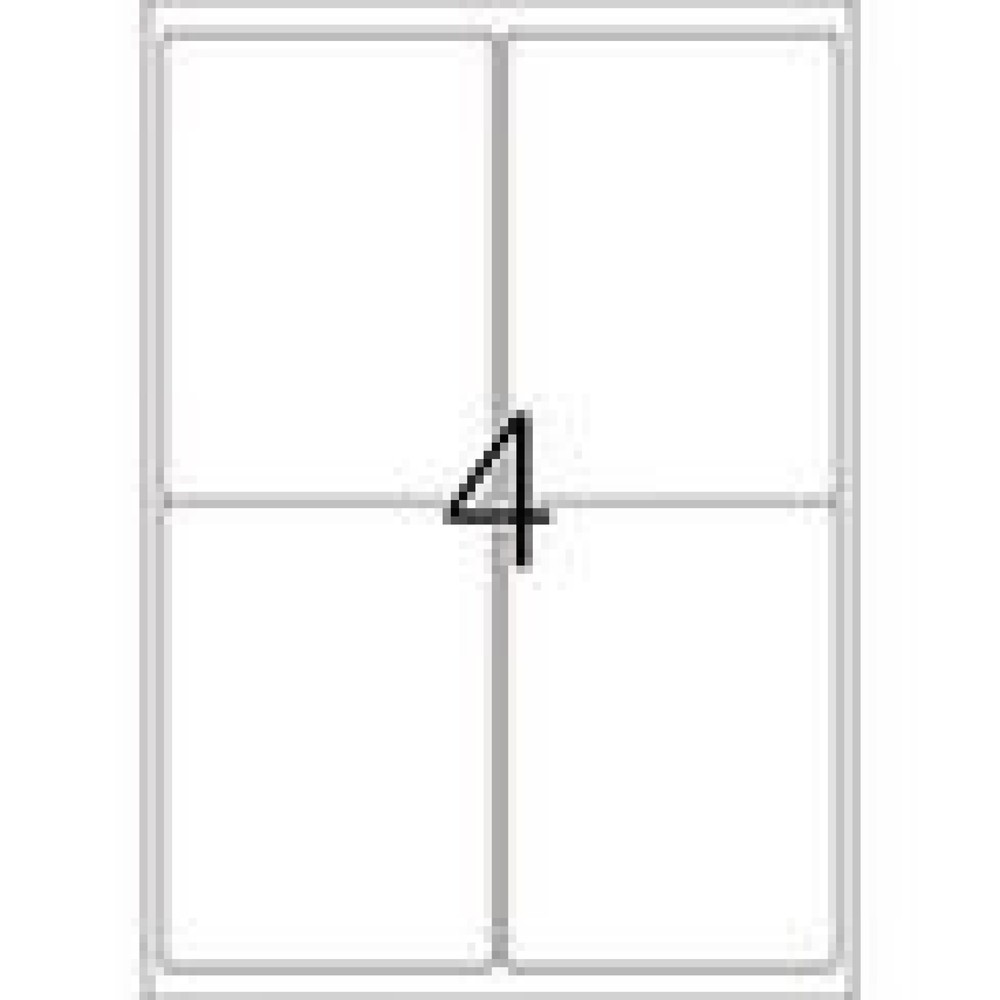 Produktabbildung Nr. 10: HERMA Outdoor Etikett Special 9534 99,1x139mm weiß 40 St./Pack.