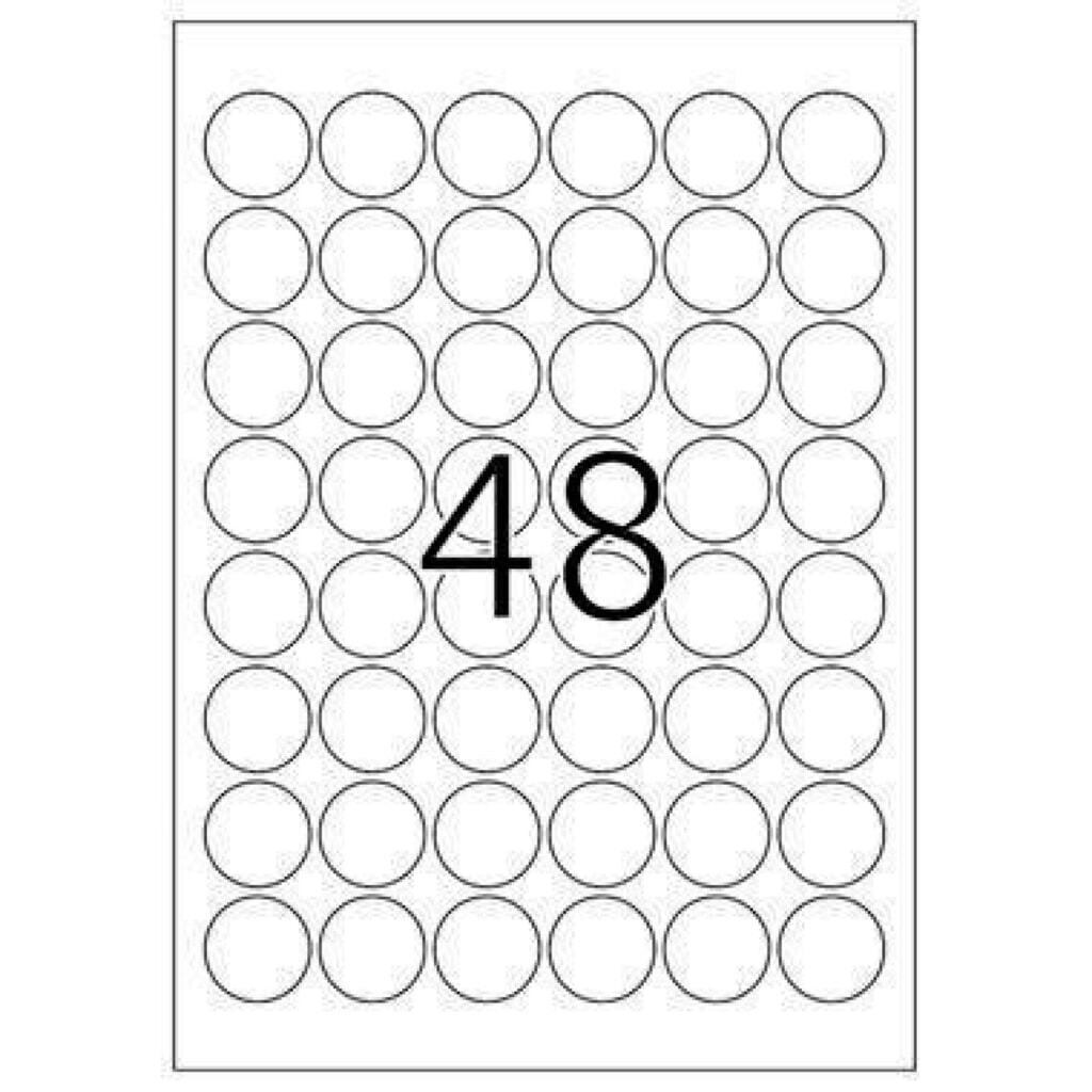 HERMA Folienetikett 4571 rund 30mm weiß 960 St./Pack. Produktabbildung Nr. 9: HERMA Folienetikett 4571 rund 30mm weiß 960 St./Pack.