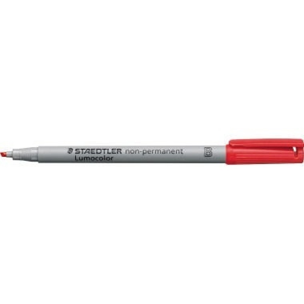 Produktabbildung: Folienstift Lumocolor B rot non-permanent breit