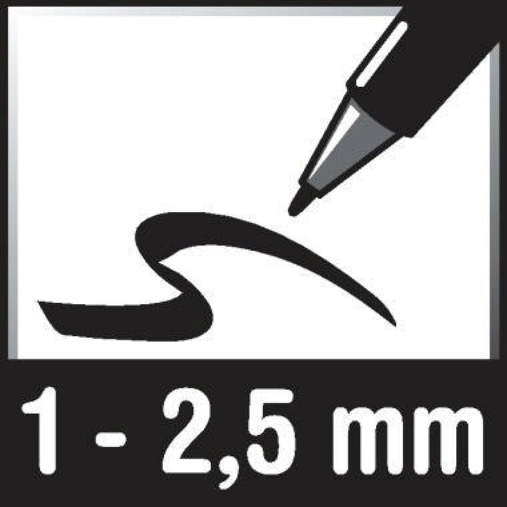Produktabbildung Nr. 5: STAEDTLER Folienschreiber Lumocolor 31-9WP4GS 0,4-2,5mm sw 4 St./Pack.