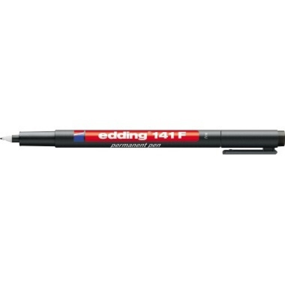 Produktabbildung: edding Folienschreiber 141 F 4-141001 0,6mm permanent schwarz