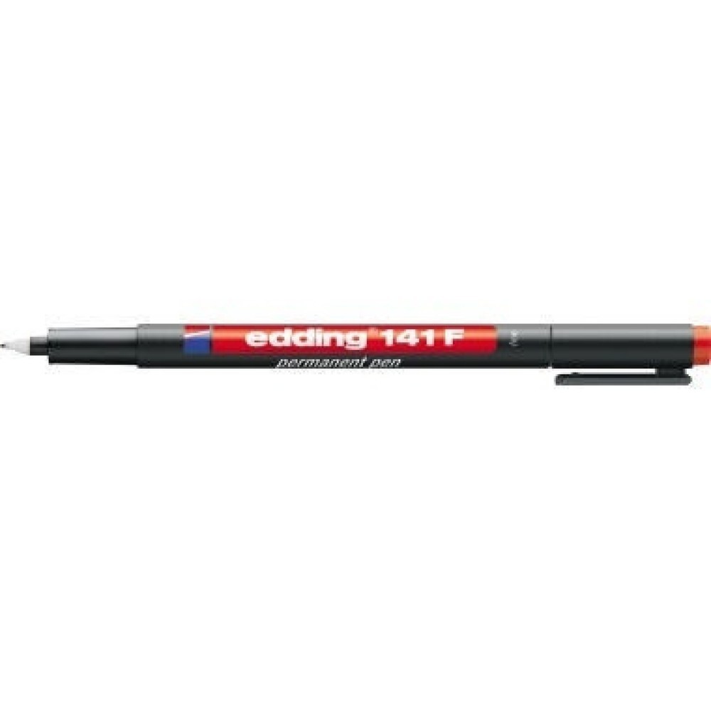 Produktabbildung: edding Folienschreiber 141 F 4-141002 0,6mm permanent rot