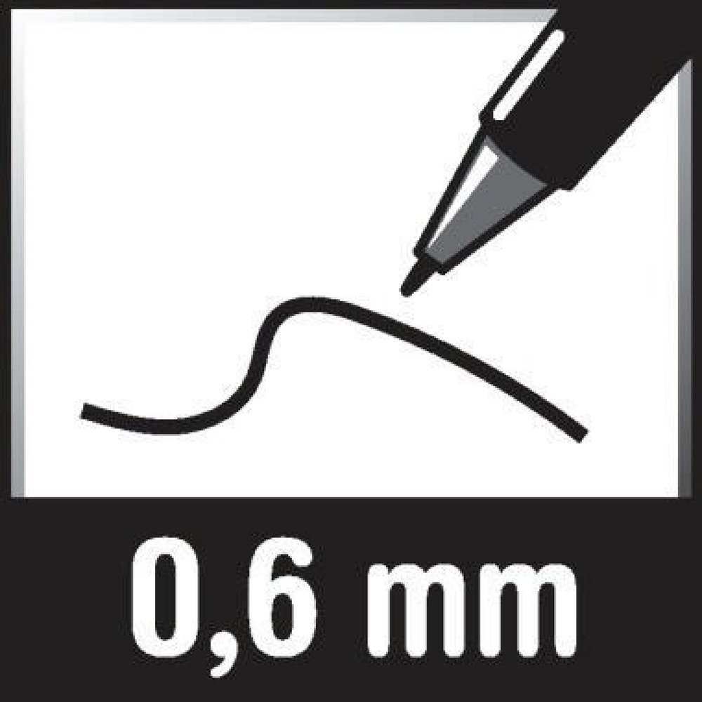 Produktabbildung Nr. 6: Staedtler Zweispitzmarker Lumocolor 348 B-9 nachfüll Rund/Keil schwarz
