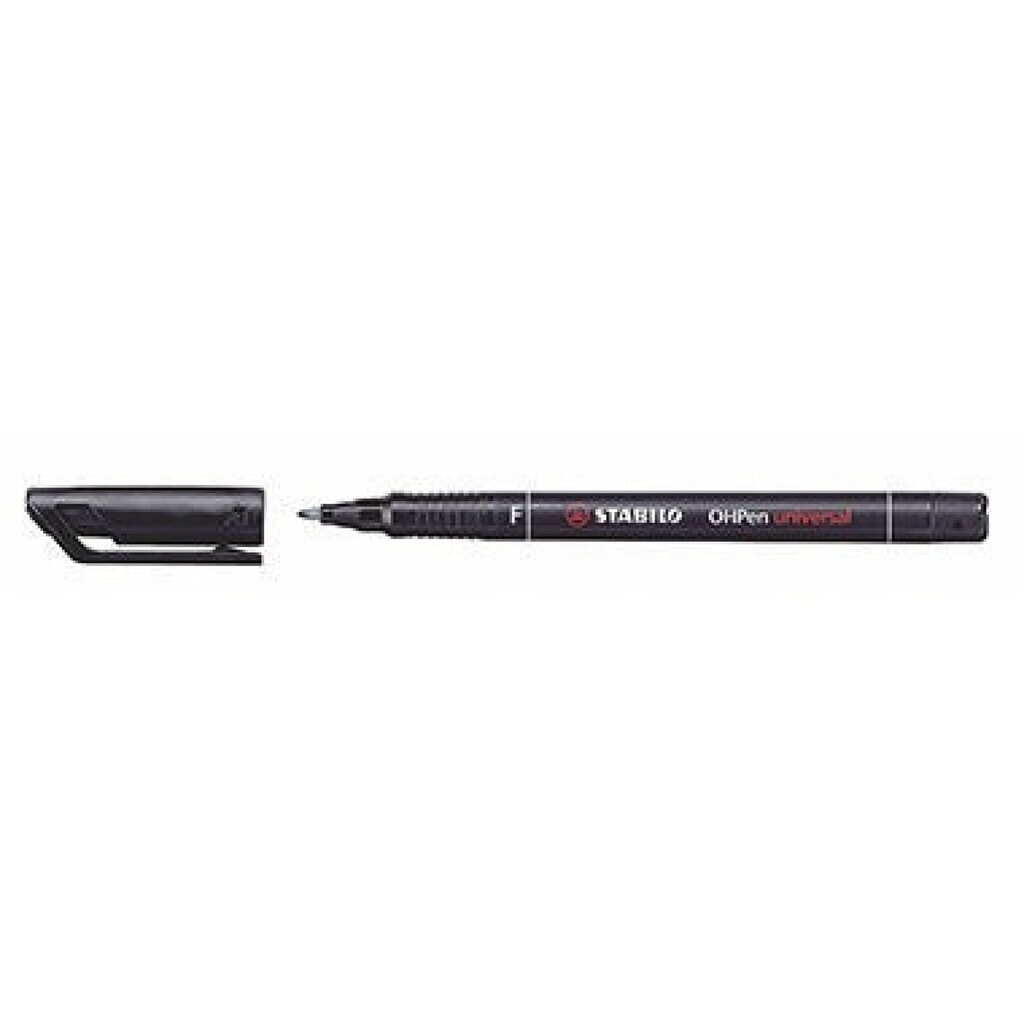 STABILO Folienschreiber OHPen 842/46 F 0,7mm schwarz Produktabbildung: STABILO Folienschreiber OHPen 842/46 F 0,7mm schwarz