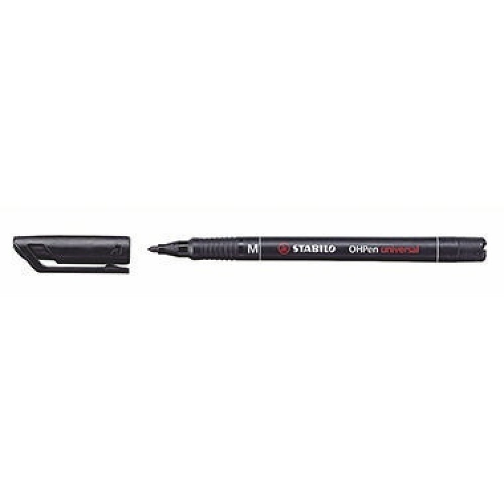 STABILO Folienschreiber OHPen 843/46 M 1mm schwarz Produktabbildung: STABILO Folienschreiber OHPen 843/46 M 1mm schwarz