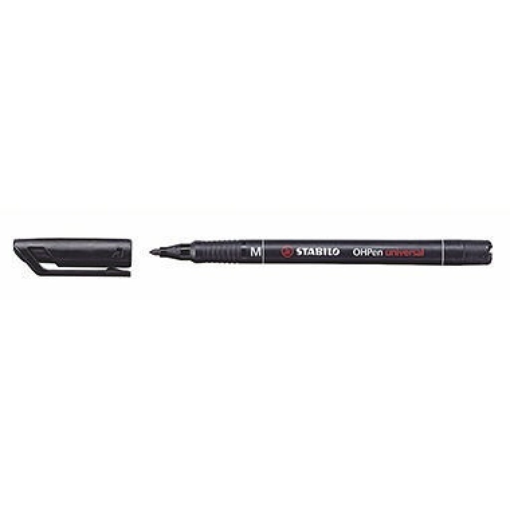 STABILO Folienschreiber OHPen 843/46 M 1mm schwarz Produktabbildung: STABILO Folienschreiber OHPen 843/46 M 1mm schwarz
