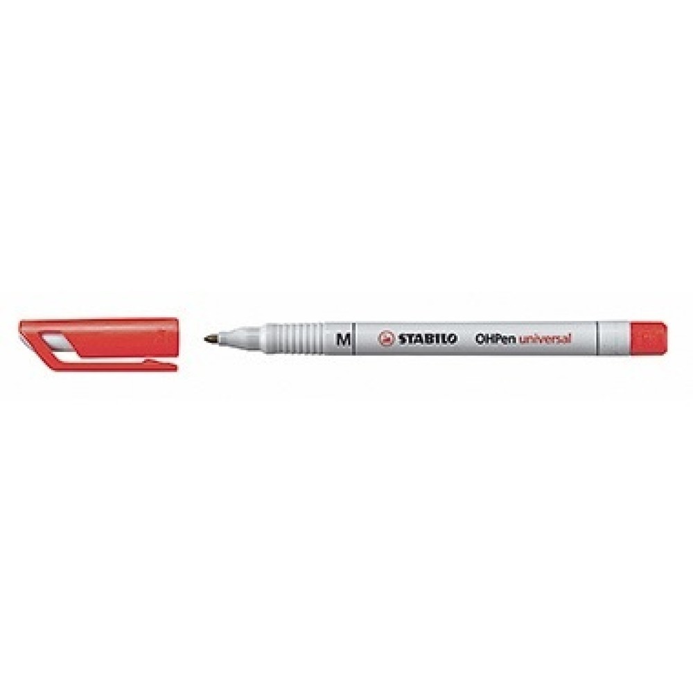 Produktabbildung: STABILO Folienschreiber OHPen 853/40 M 1mm rot
