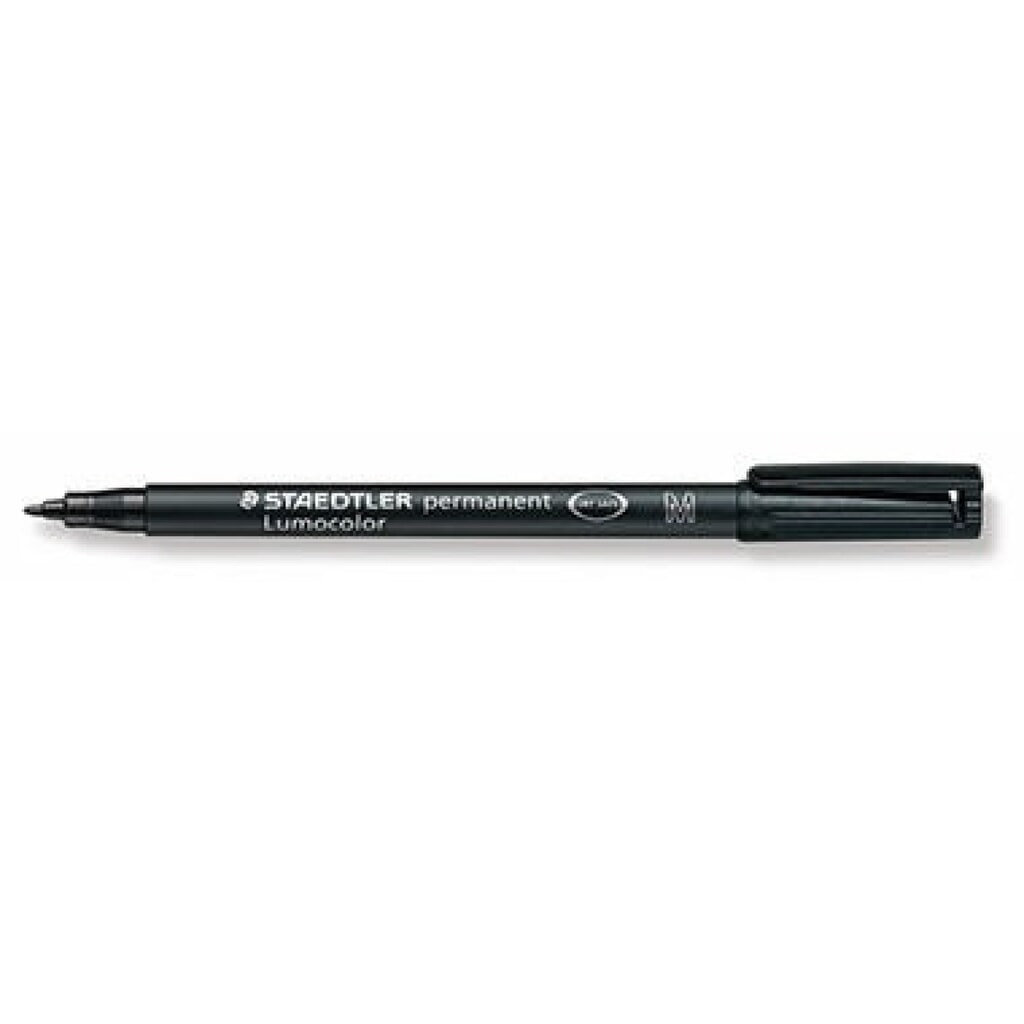 Produktabbildung: STAEDTLER Folienschreiber Lumocolor 317-9 1mm permanent schwarz