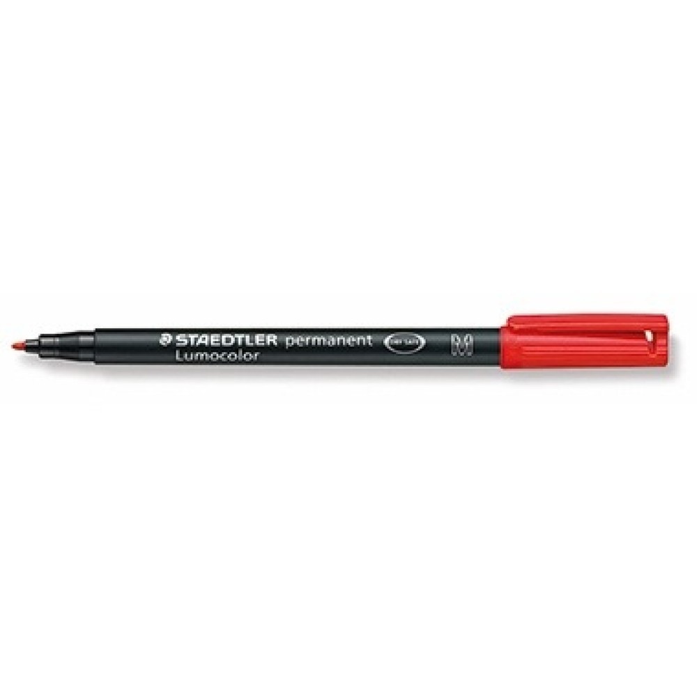 Produktabbildung Nr. 1: STAEDTLER Folienschreiber Lumocolor 317-2 1mm permanent rot