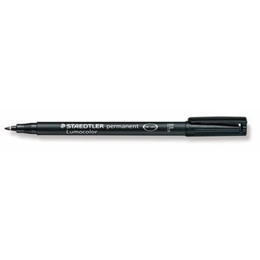 Produktabbildung: STAEDTLER Folienschreiber Lumocolor 318-9 0,6mm permanent schwarz