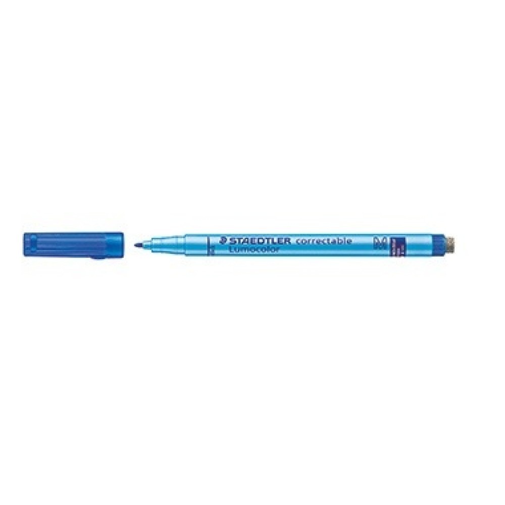 Produktabbildung: STAEDTLER Folienschreiber Lumocolor correctable 305 M-3 1mm blau