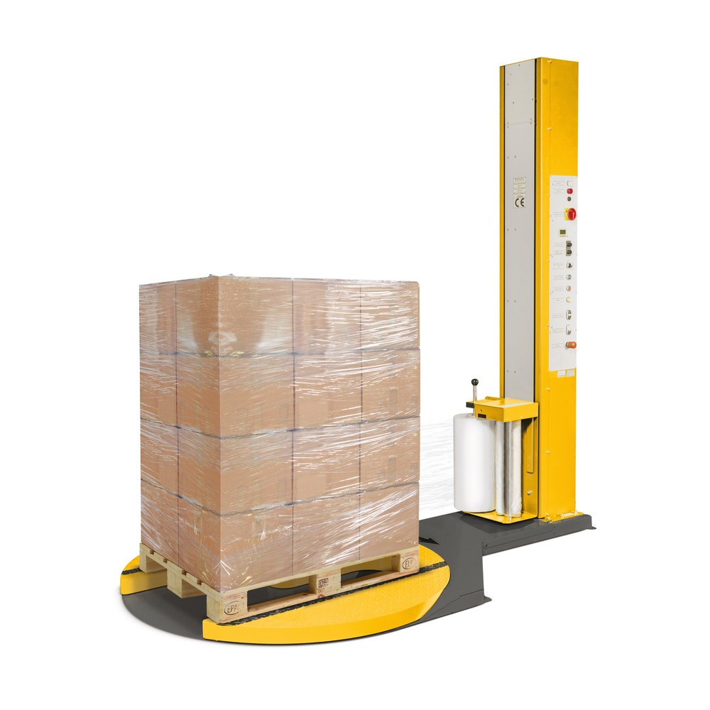 Productafbeelding nr. 10: Topkwaliteit Palletwikkelmachines , open draaiplateau, Ø 1.500 mm, draaitafelaandrijving traploos instelbaar