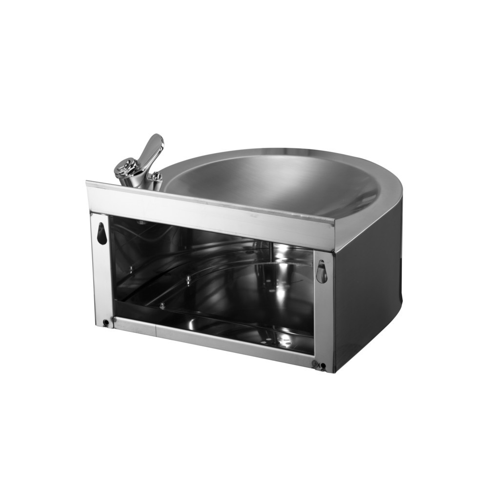 N° de l'image du produit 2 : Fontaine Air-Wolf avec jet d’eau en arc de cercle en acier inoxydable brossé