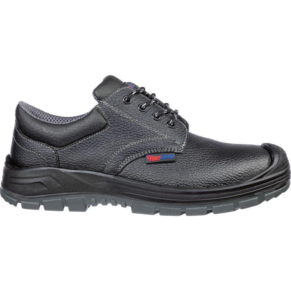 Produktabbildung: Footguard Sicherheitshalbschuh SOLID LOW S3 SRC Größe 47, schwarz