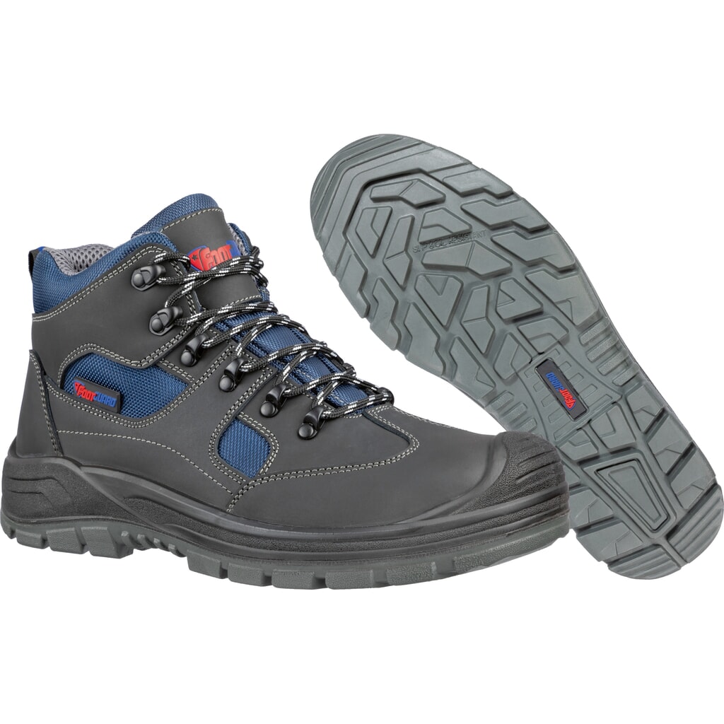 Produktabbildung Nr. 4: Footguard Sicherheitsstiefel SAFE MID S3 SRC Größe 39, schwarz-blau