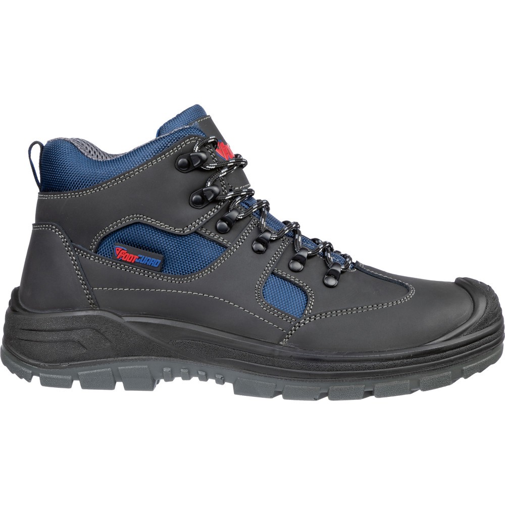 Produktabbildung: Footguard Sicherheitsstiefel SAFE MID S3 SRC Größe 42, schwarz-blau