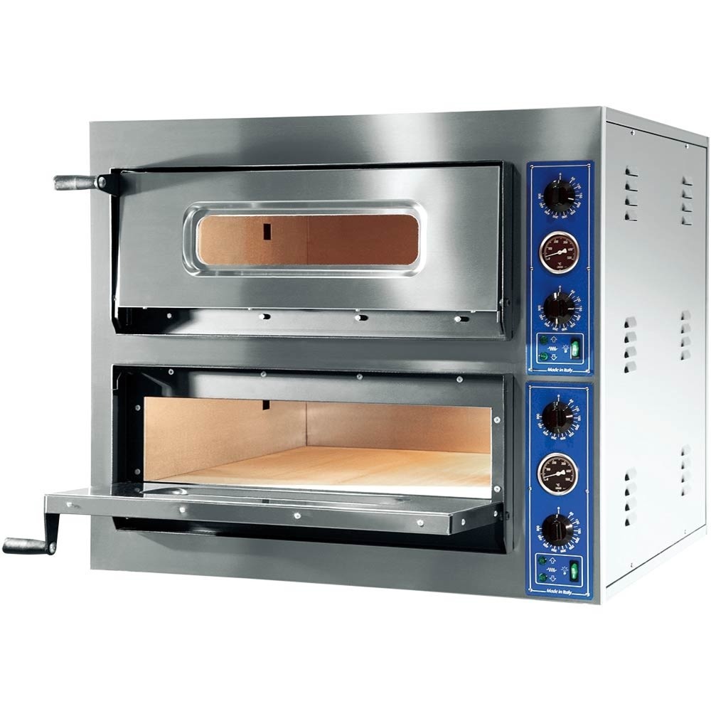 Illustration du produit: Four à pizzas Stalgast GGF à deux compartiments, 18 kW, 1010 x 1210 x 750mm (L x P x H)