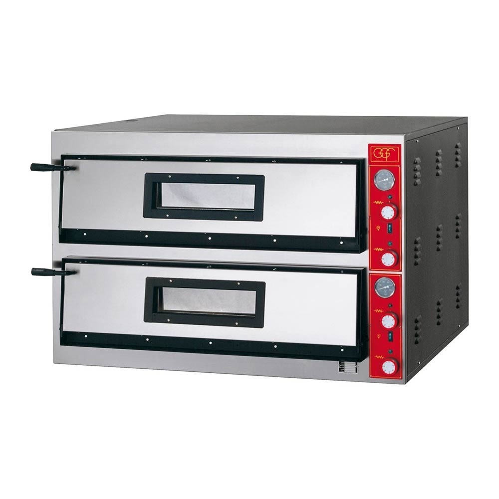 Illustration du produit: Four à pizzas Stalgast GGF à deux compartiments, 19,2 kW, 1150 x 1020 x 750 mm (L x P x H)