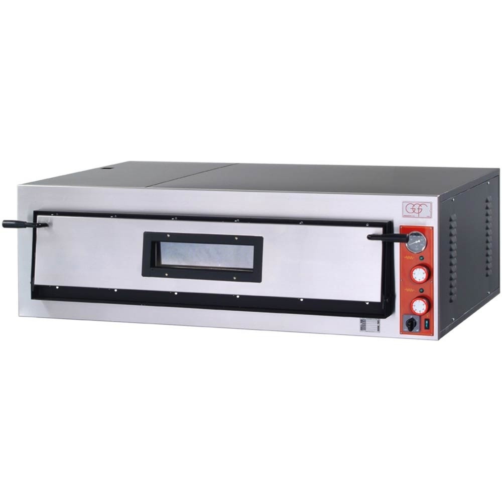 Illustration du produit: Four à pizzas Stalgast GGF à un compartiment, chamotte pleine, 9 kW, 1370 x 850 x 420 mm (L x P x H)