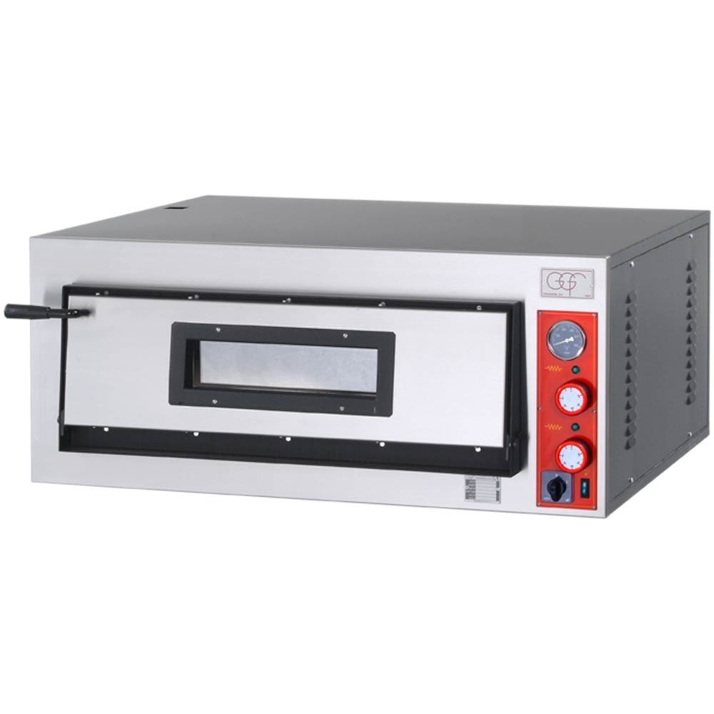Illustration du produit: Four à pizzas Stalgast GGF à un compartiment, en acier revêtu par poudrage, 5 kW, 1010 x 850 x 420 mm (L x P x H)