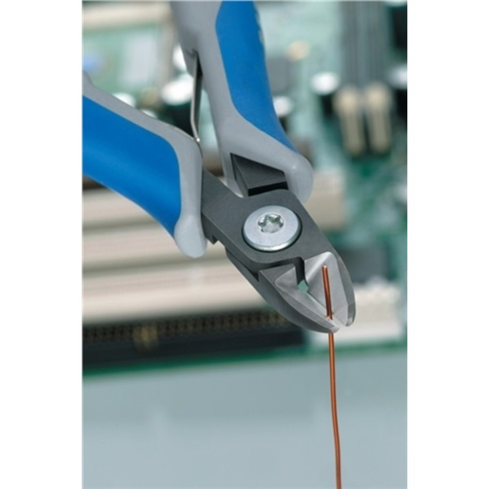 N° de l'image du produit 3 : Pince coupante électronique de précision longueur 125 mm forme 0 facette oui, tr