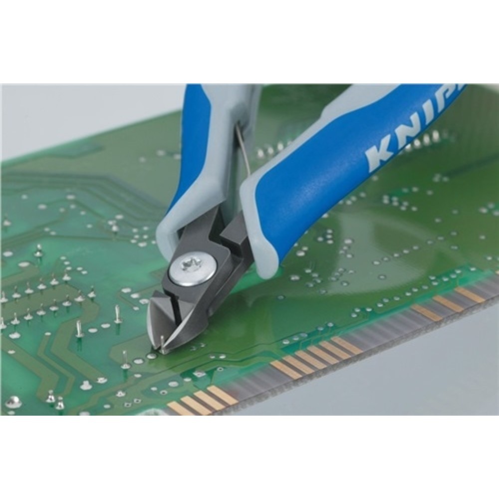 N° de l'image du produit 4 : Pince coupante électronique de précision longueur 125 mm forme 0 facette oui, tr