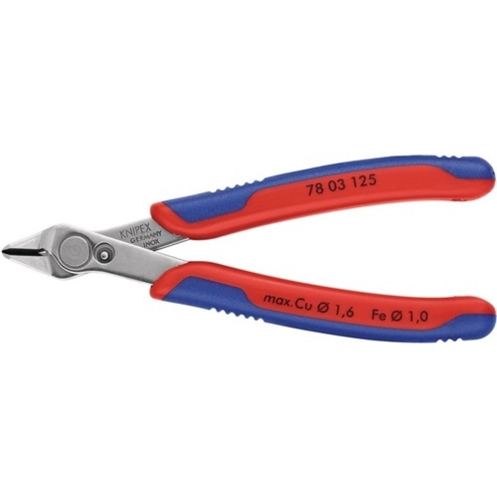Illustration du produit: Pince coupante latérale électronique Super-Knips® longueur 140 mm facette non br