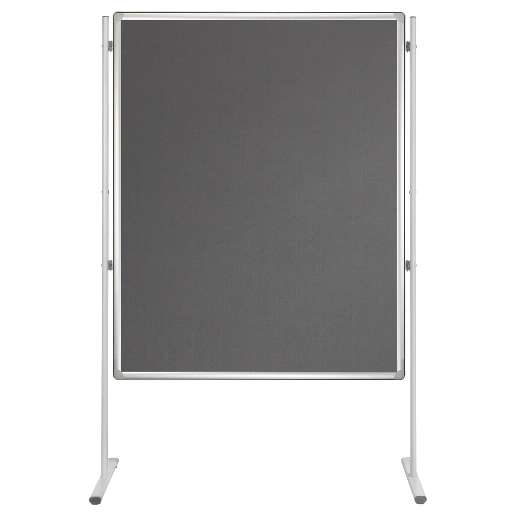 Produktabbildung: FRANKEN Filztafel Premium, HxB 1.500 x 1.200 mm, grau