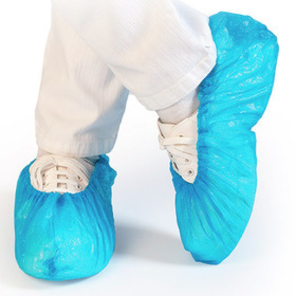 Produktabbildung: Franz Mensch Überschuhe blau, 1 VE = 100 Stück
