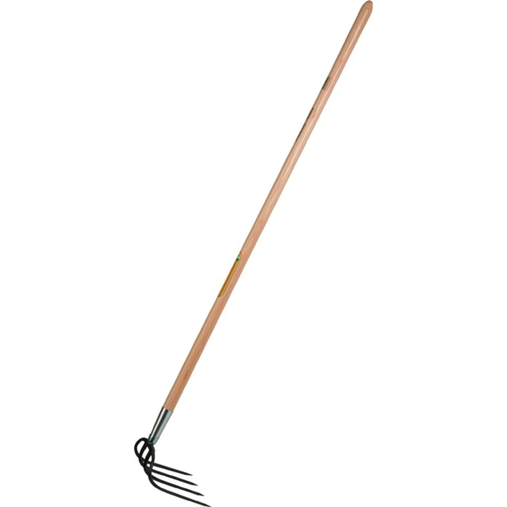 Kartoffelhacke ZinkenL190 mm4 Zinken geschmiedetmStiel G1200g FREUND Produktabbildung: Kartoffelhacke ZinkenL190 mm4 Zinken geschmiedetmStiel G1200g FREUND