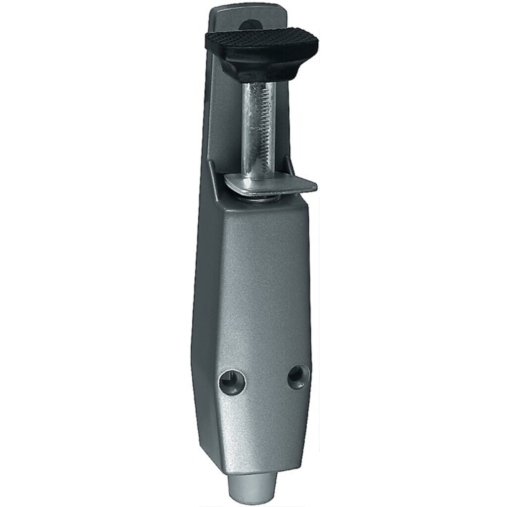 FRIDAVO Türfeststeller 90/1, Hubhöhe 30 mm, Leichtmetall weiß, Türmontage Produktabbildung: FRIDAVO Türfeststeller 90/1, Hubhöhe 30 mm, Leichtmetall weiß, Türmontage