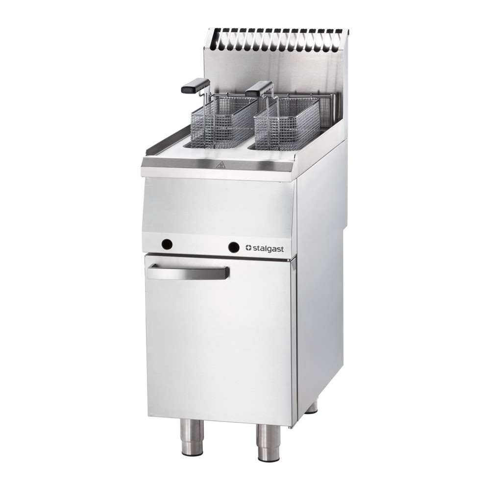N° de l'image du produit 6 : Friteuse à gaz Stalgast, cuve double de 2 x 7 litres, Série 700 ND