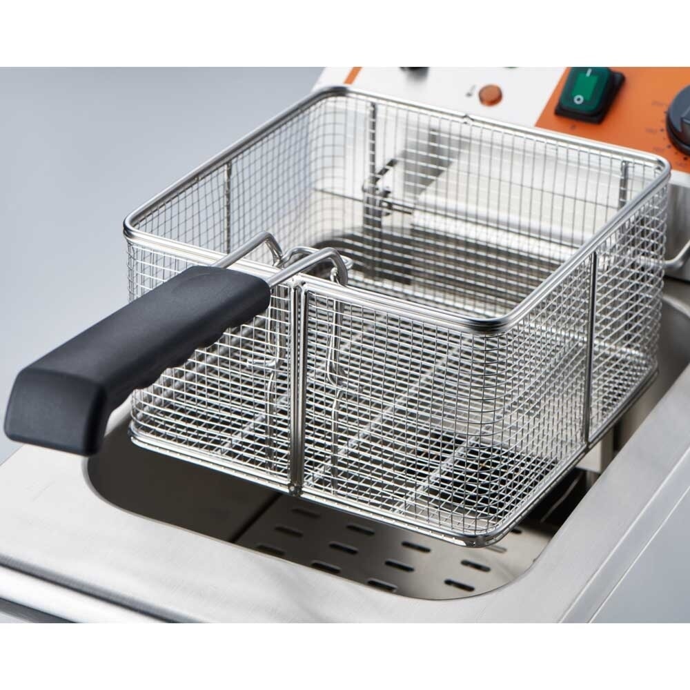 N° de l'image du produit 4 : Friteuse CATERINA Stalgast, 8 litres, avec robinet de vidange 300 x 510 x 390 mm (L x P x H), 3 kW 230V
