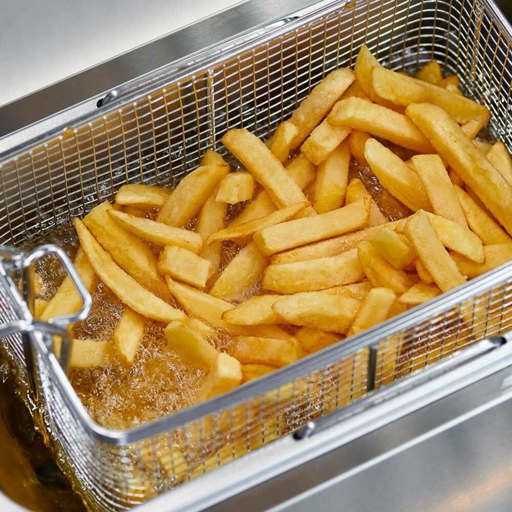 N° de l'image du produit 6 : Friteuse double CATERINA Stalgast, 2 x 4 litres, 415 x 430 x 265 mm (L x P x H), 2 x 2 kW 230 V