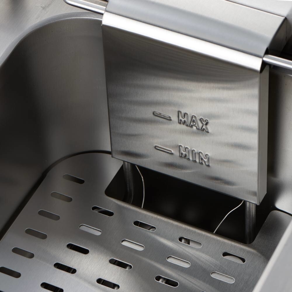 N° de l'image du produit 6 : Friteuse double CATERINA Stalgast, 2 x 5 litres, 415 x 430 x 315 mm (L x P x H), 2 x 2 kW 230 V