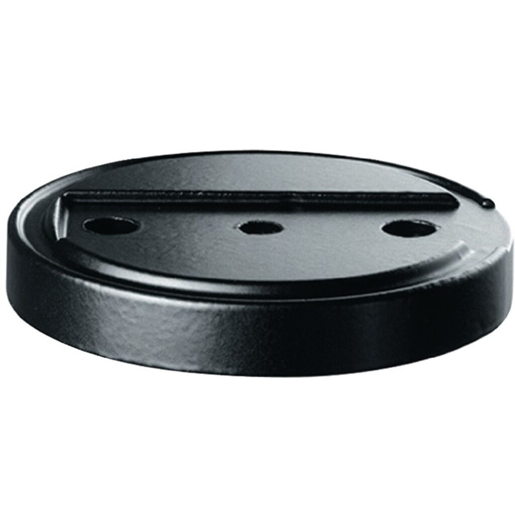 FSB Unterlage, Ø 75 mm Höhe 10 mm, Aluminium schwarz, f. Art. 3316 002 015/3316 002 016 Produktabbildung: FSB Unterlage, Ø 75 mm Höhe 10 mm, Aluminium schwarz, f. Art. 3316 002 015/3316 002 016